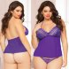 Маечка с мягким лифом и трусики VIOLET PUNCH XL фото 1 — Твой Каприз