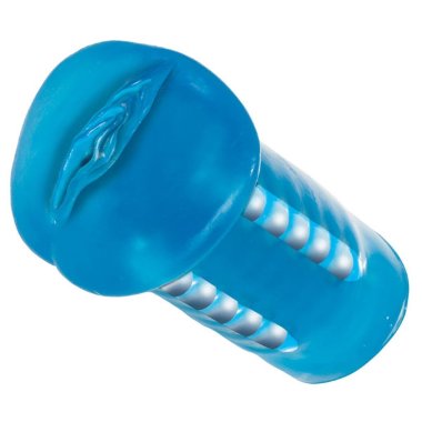 Синий мастурбатор BASIC BEADED — Твой Каприз