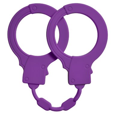 Силиконовые наручники Stretchy Cuffs Purple — Твой Каприз
