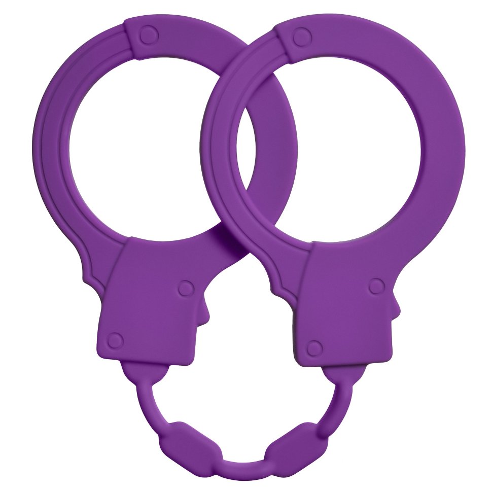 Силиконовые наручники Stretchy Cuffs Purple фото 1 — Твой Каприз