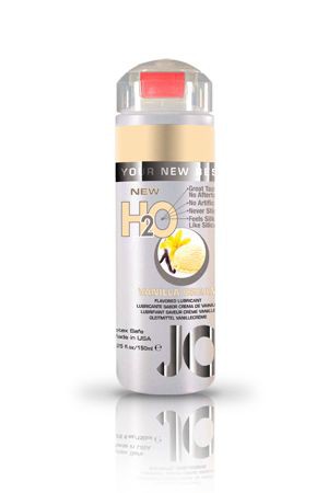 Ароматизированный любрикант на водной основе JO Flavored Vanilla H2O 160 мл. фото 1 — Твой Каприз