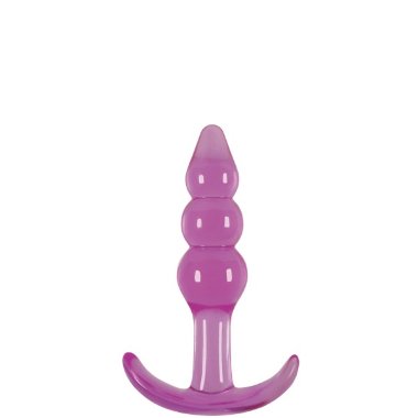 Анальная пробка волнообразной ребристой формы Jelly Rancher T-Plug Ripple — Твой Каприз