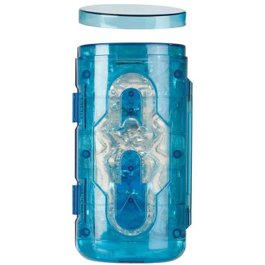 Супер-мастурбатор Jackmaster Masturbator гелевый голубой — Твой Каприз