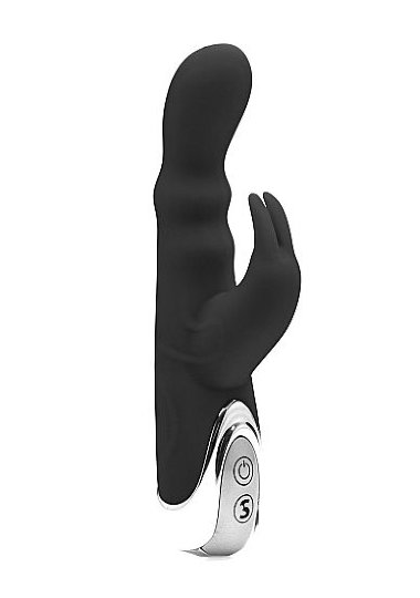 Вибратор Hi-Tech Silicone Bunny Black — Твой Каприз