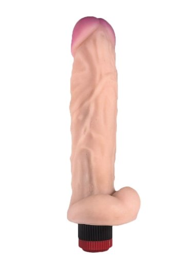 Вибромассажер с выраженной головкой из киберкожи №51 — Твой Каприз