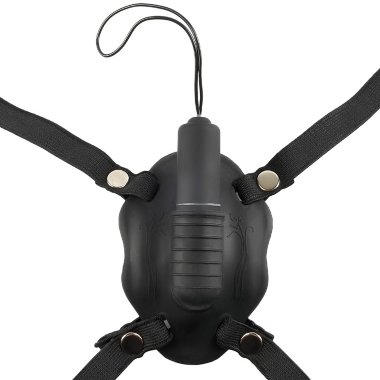 Стимулятор клитора Remote Control Butterfly Strap-On бабочка с дистанционным управлением черный — Твой Каприз