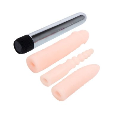 Вибратор с набором насадок — Твой Каприз