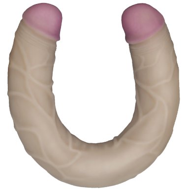 Фаллос с двумя головками киберскин LESBIAN SERIES — Твой Каприз