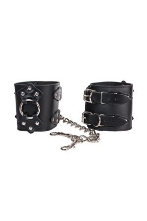 Оковы Extra Wide Ankle Cuffs (очень широкие манжеты для лодыжек) черные — Твой Каприз