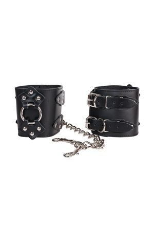 Оковы Extra Wide Ankle Cuffs (очень широкие манжеты для лодыжек) черные фото 1 — Твой Каприз