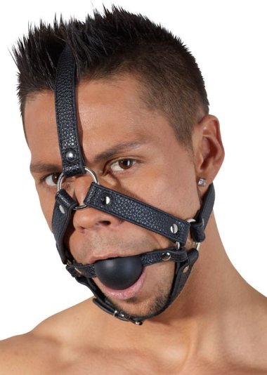 Кляп-намордник с фиксацией на голову Head Harness — Твой Каприз