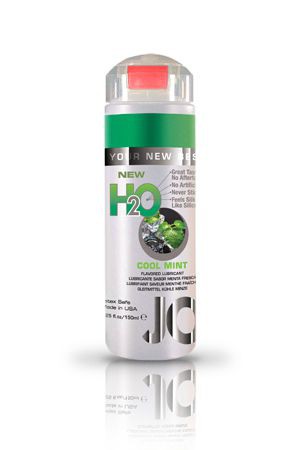 Ароматизированный любрикант на водной основе JO Flavored Cool Mint H2O 160 мл. фото 1 — Твой Каприз