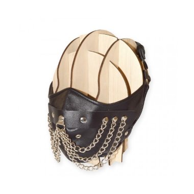 Кожаная маска Шахерезада для БДСМ игр — Твой Каприз