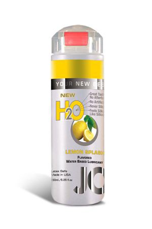 Ароматизированный любрикант на водной основе JO Flavored Lemon Splash , 5.25 oz (150 мл) фото 1 — Твой Каприз