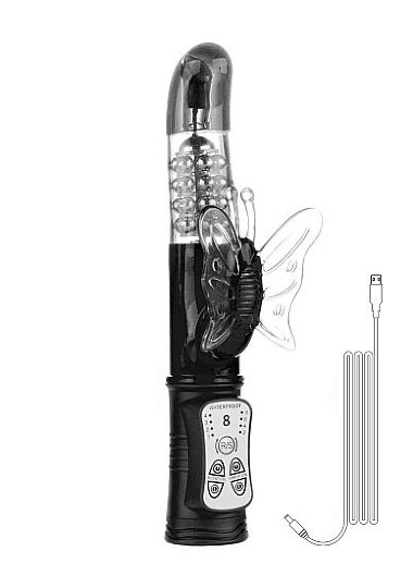 Вибратор Hi-Tech Butterfly Black — Твой Каприз