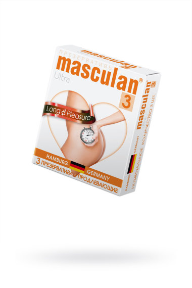 Продлевающие презервативы с кольцами и пупырышками Masculan Ultra Long Pleasure — Твой Каприз