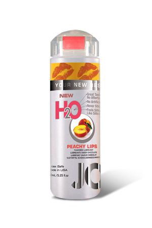 Ароматизированный любрикант на водной основе JO Flavored Peachy Lips , 5.25 oz (150 мл) фото 1 — Твой Каприз