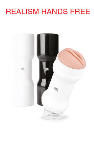 Мастурбатор Spider Realism вагина hands free белый — Твой Каприз
