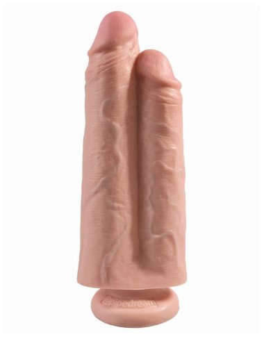 Фаллоимитатор сдвоенный на присоске 9 Two Cocks One Hole — Твой Каприз