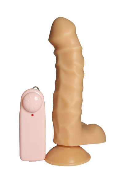 Реалистичный вибратор с крупным рельефом номер 17 DD — Твой Каприз