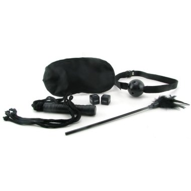 Набор для BDSM-игры First Time Fantasy Kit черный — Твой Каприз