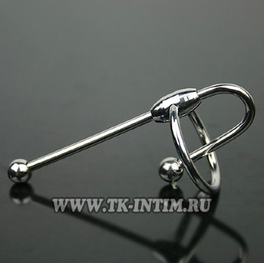 Уретральный стимулятор c металлическим кольцом — Твой Каприз