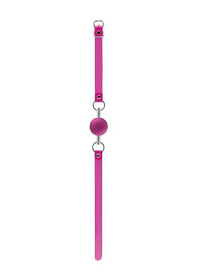 Кляп Pink Translucent Mouth Gag with Metal Tube фото 1 — Твой Каприз