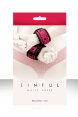 Наручники SINFUL WRIST CUFFS, соединенные цепью розовые фото 1 — Твой Каприз