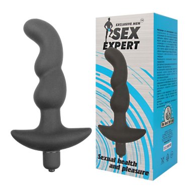 Вибромассажер простаты с ограничителем Sexual Health and Pleasure — Твой Каприз