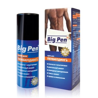 Крем для увеличения пениса BIG PEN — Твой Каприз