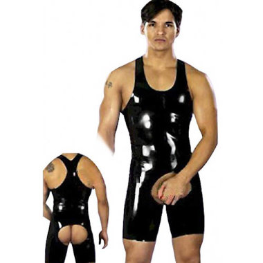 Мужской укороченный лаковый комбинезон — Твой Каприз