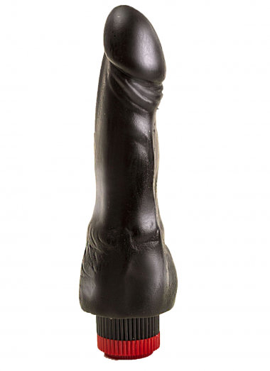 Вибромассажер черный в ламинате 18,8 см — Твой Каприз