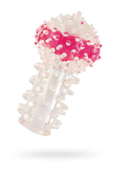 Вибронасадка на палец TOYFA с рельефами — Твой Каприз