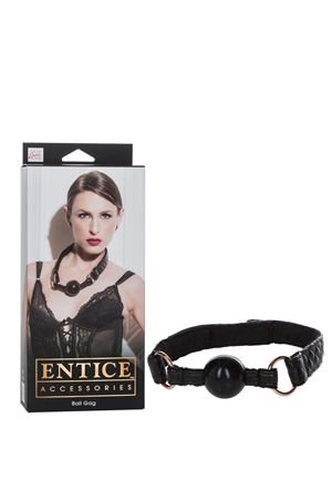 Кляп черный Entice Ball Gag — Твой Каприз