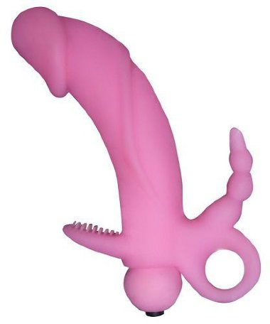 ВИБРОМАССАЖЕР G-SPOT+АНАЛЬНЫЙ СТИМУЛЯТОР — Твой Каприз