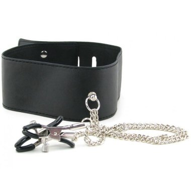 Зажимы на соски с ошейником Collar and Clamp Set — Твой Каприз