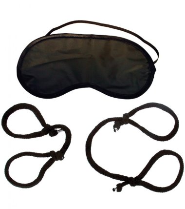 Набор фиксаторов с маской на глаза — Твой Каприз