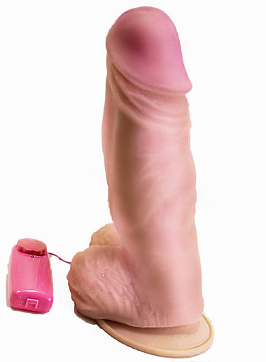 Вибромассажер Гигант с выносным блоком 27 см. — Твой Каприз