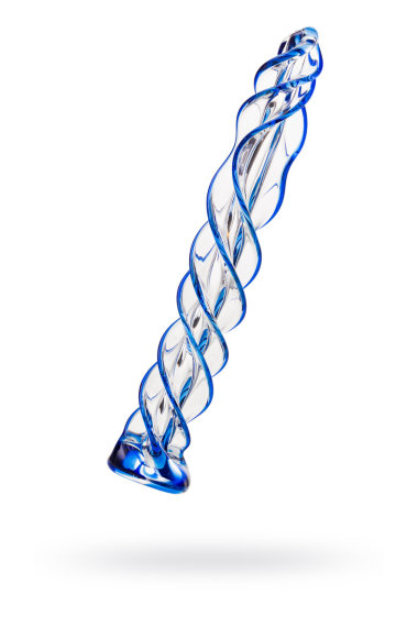 Волнующий спиралевидный фаллос из стекла — Твой Каприз
