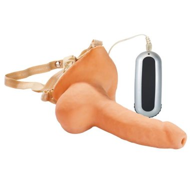 Страпон из латекса Vibrating Prosthetic — Твой Каприз