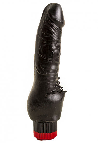 Вибратор реалистик черный  Биоклон 17,8 см — Твой Каприз