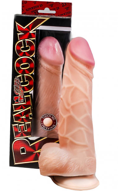 Фаллоимитатор Гигант на присоске Кибер-кожа 27 см — Твой Каприз