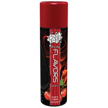 Разогревающий лубрикант Wet Fun Flavors Popp n Cherry Flavored Warming — Твой Каприз