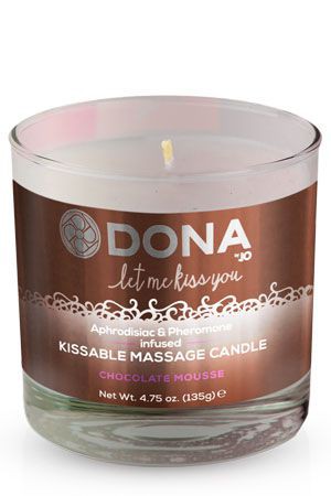 Вкусовая массажная свеча DONA Chocolate Mousse фото 1 — Твой Каприз
