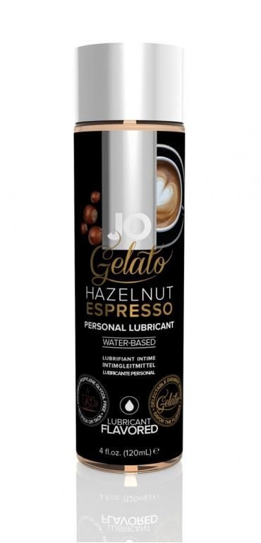 Вкусовой лубрикант на водной основе JO HAZELNUT ESPRESSO 120 мл фото 1 — Твой Каприз