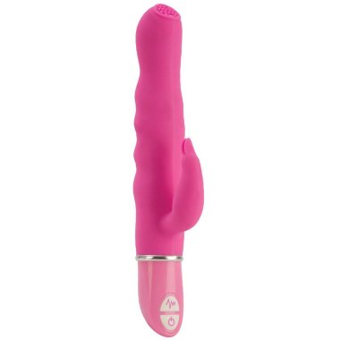 Вибромассажер Lia Dual Stimulator из силикона розовый — Твой Каприз