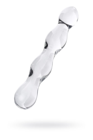 Стеклянный прозрачный фаллоимитатор двусторонний — Твой Каприз