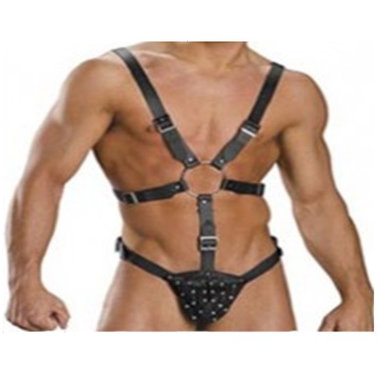 Мужская кожаная сбруя — Твой Каприз