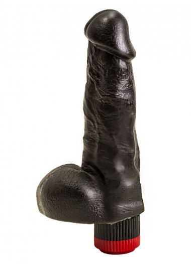 Вибромассажер черный 17,8 см — Твой Каприз