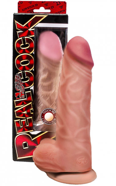 Фаллоимитатор Гигант на присоске Кибер-кожа 27 см — Твой Каприз